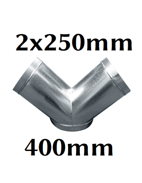 Connecteur Y 400-(2x)250