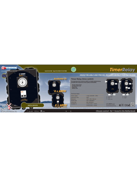 Climate VOI-Boxen 8x600w + prise de chauffage