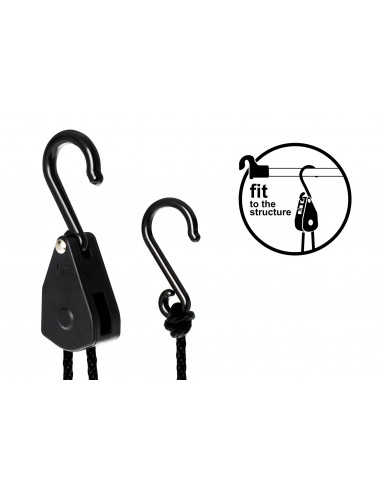 Lighthangers poulie plastique