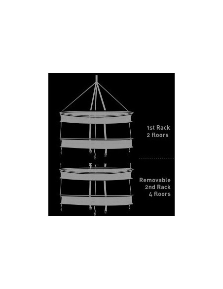 Filet de Séchage Prodry ø 55 cm - 4 étages - L120 cm