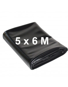 Bache d'étang PVC 5x6Mtr 0.5 mm