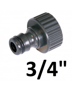 Raccord pompe vissable 3/4" vers raccord gardena male