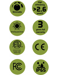 Hortimol HPLed GX330A FSG 2.6 µmol/J 2