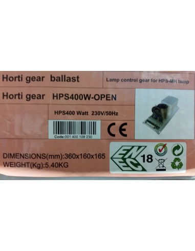 Ballast Gear "Open" 400 Watt